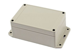 Obudowa ogólnego użytku ABS szerokość zew. 85 mm długość zew. 125 mm wys. zew. 55 mm Hammond IP65 Jasnoszary