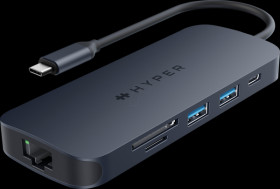 HD4004GL Port replicator/docking station, USB-C, 8 ports