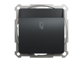 SEDNA DESIGN & ELEMENTS Wyłącznik hotelowy elektroniczny czarny antracyt SDD114121E SCHNEIDER ELECTRIC