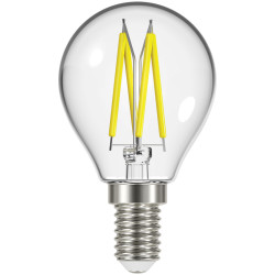 Energizer&#xAE; S12872 LED SES (E14) Golf Filament Non-Dim Bulb Warm White 470lm 4W