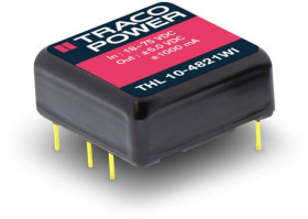 TracoPower THL 10-2412WI Przetwornica DC/DC, do PCB 24 V/DC 12 V/DC 830 mA 10 W Ilość wyjść: 1 x Content 1 szt.