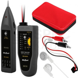 OUTLET Szukacz par przewodów Lokalizator kabli "Wire Tracker" z testerem kabli RJ45 REBEL RB-806R