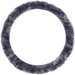 IWH 102705 Steering wheel cover Natural sheep skin Anthracite 35-41 cm