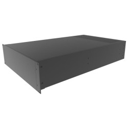 Hammond RM3U1928VBK Black Vented Rack Mount/Desk Top Aluminium Enclosure