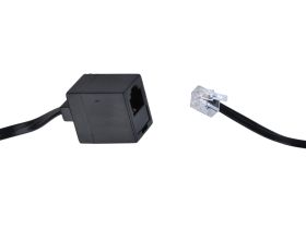 Przedłużacz kabla telefonicznego 7m czarny