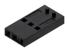 Molex Obudowa złącza pin żeńskiego na kabel Ilość pinów 3 Wymiary siatki: 2.54 mm 901230103 1 szt. towar pakowany luzem