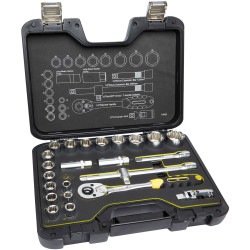 CK Tools T4662 Socket Set, 1/2", 24 pcs