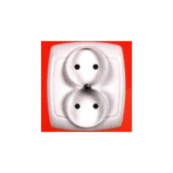 Gniazdo elekt. BINGO BEŻ GWP220B