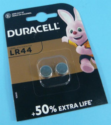 LR-44=AG-13=A76=L1154=357 DURACELL BAT.