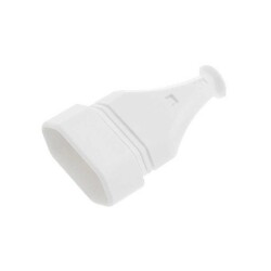 GNIAZDO SIECIOWE NA KABEL GN-11 PŁASKIE BIAŁE 230V 16A BEZ UZIEMIENIA