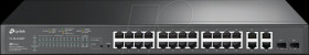 TL-SL2428P Switch, 28-Port, Fast Ethernet, PoE+, RJ45/SFP