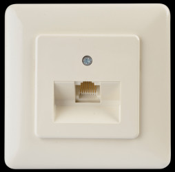 1-628.01.8.01 ISDN connection socket, flush-fitted