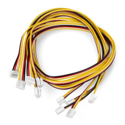 Grove - zestaw 5 przewodów żeńsko-żeńskich 4-pin - 2mm/50cm z zatrzaskiem