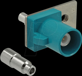 89812 FAKRA Z plug spring pin for soldering 1 prepunched hole