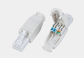Wtyk modularny RJ-45 8p8c kat.6 beznarzędziowy typu 2, T2