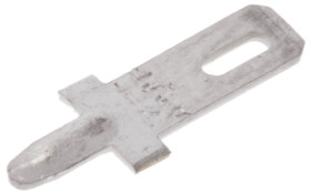 Konektor płaski Męski 2.8 x 0.51mm długość 12.4mm Izolacja: Nieizolowane Cyna