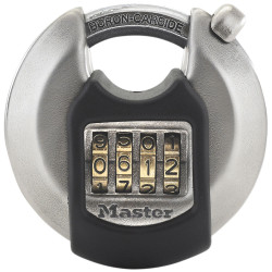 Master Lock M40EURDNUM Excell&#x2122; Discus 4-Digit Combination 70mm Padlock