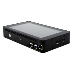 KKSB Case for Raspberry Pi 5 and the Official Raspberry Pi 7" Touchscreen [Discontinued]