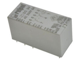 Przekaźnik; elektromagnetyczny miniaturowy; RM84-2012-35-1009; 9V; DC; 2 styki przełączne; 8A; 250V AC; 8A; 24V DC; do druku (PC