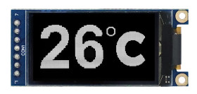 Wyświetlacz OLED 1.54cal Biały macierz pasywna 160 X 80pikseli Midas COB SPI