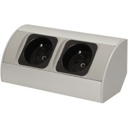 Gniazdo meblowe 2x250V AC OR-AE-1303/G ORNO