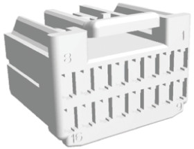 Złącze samochodowe 16-pinowe TE Connectivity Męski Multilock .040 .070 Hybrid