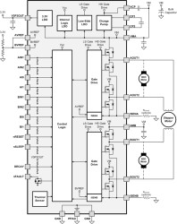 45-V, 2.5-A bipolar stepper or dual H-bridge motor driver IC with current regulation and PWM control