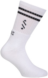 Skarpety, rozmiar: 40 → 45, Niebieski, biały, Bawełna, Elastan, Nylon, EU: 40 → 45