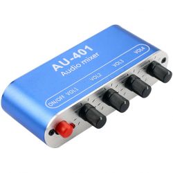 Mikser audio stereo 4 kanałowy obudowa