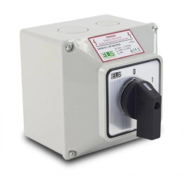 Łącznik krzywkowy 0-1 63A 3P w obudowie IP65 / LW63 0-1 3P OB