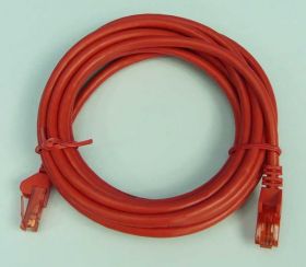 U/UTP 6e 3,0mb CZERWONY CCA PATCHCORD