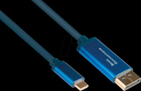 4812-CSF020B Adapter cable USB C &gt; DisplayPort, 4K@60Hz, flex, 2.0 m