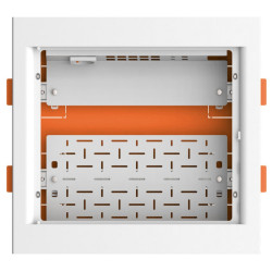 Rozdzielnica multimedialna p/t 2x18 IP40 dymna AREO 3681-21 Elektro-Plast Nasielsk
