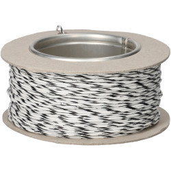 UniStrand UNI6A1602WEBK100 16/0.2 White/Black Def Stan 61-12 T2 Equip Wire 100M