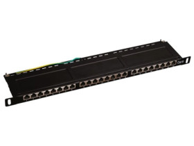 Patch panel OPTIMUM STP kat.6 24 porty 0.5U PK028
