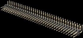 2 x 36-pin header, angled, pitch 2.54