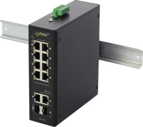 Switch przemysłowy PoE ISFG108 8xPoE 2xSFP 2xRJ45