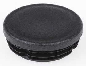 Zaślepka okrągła Ø tulei 50mm Czarny Rura okrągła Polietylen (PE)