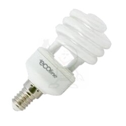 7W E14 spirala 827 mini ECOline- 9692