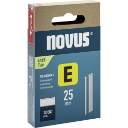 Novus 044-0091 Staple Pins Type J 25mm 1000pieces Ideal for Moulding