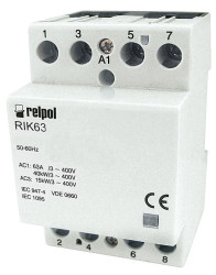 Stycznik modułowy 63A 4P 3Z 1R 230V AC RIK63-31-230 2608220
