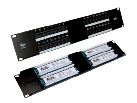 Patch panel UTP kat.5e 32 porty LSA 2U PK017