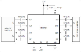 SATA I/SATA II Bidirectional Re-Driver
