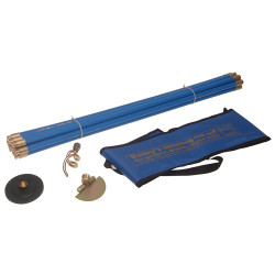 Bailey 5431 Universal 3/4in Drain Rod Set 3 Tools Brass Fittings