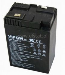 CP 640 akumulator żelowy 6V 4 Ah VIPOW, uniwers.