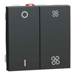 Włącznik światła, 1-przyciskowy, IP4X, Schneider Electric