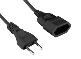 PRZEDŁ.1GN.BEZ UZIEM.1.5M CZARNY