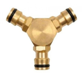 ŁĄCZNIK TRÓJNIK MOSIĘŻNY 1/2