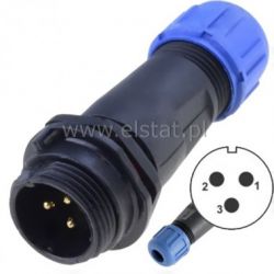 Złącze przemysłowe SP1711/P3I WT kabel ( 3P 10A)