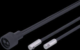 E20228, Through-beam sensor, Sensing head diameterinfrared light, Lens type standard, (28 x 21)...(